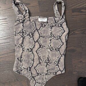 Artizia snake skin bodysuit